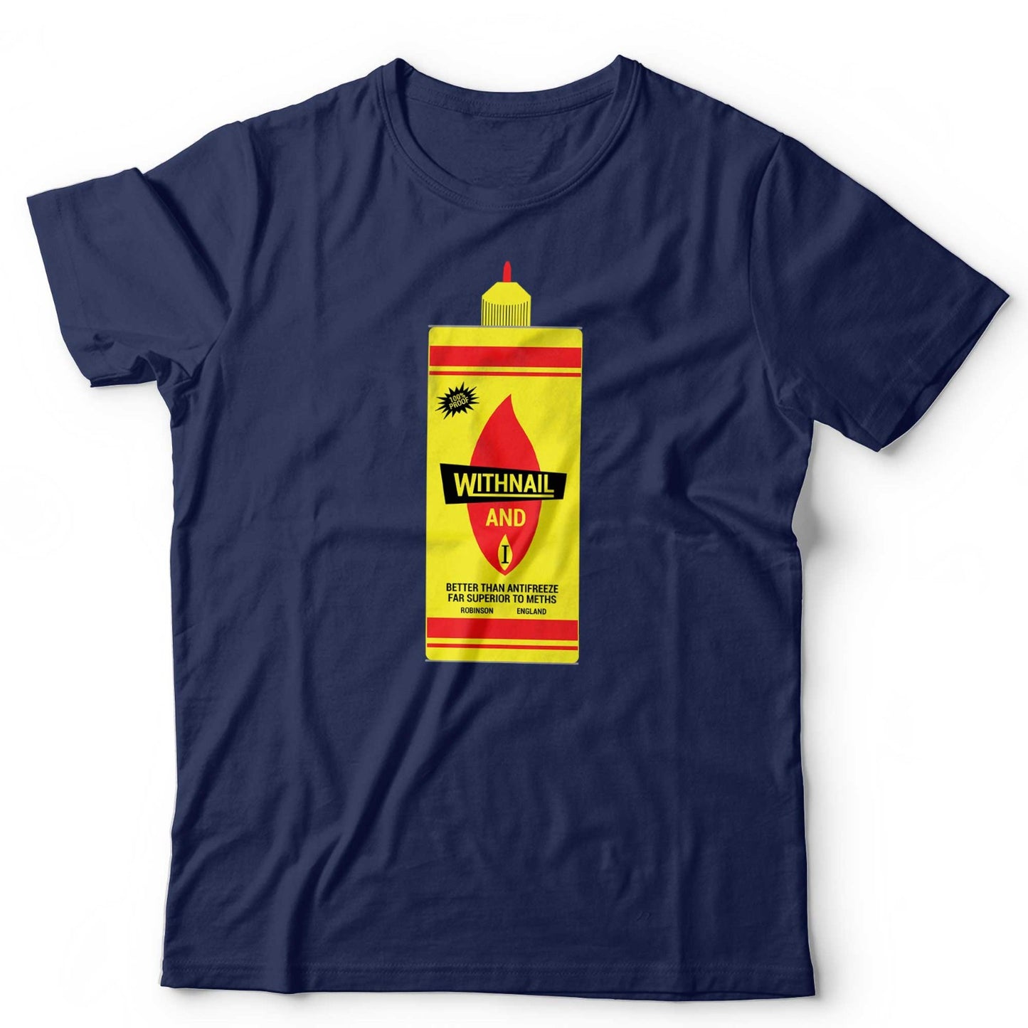 Withnail And I T-Shirt Retro British Cult Classic Comedy Film Lighter Fluid