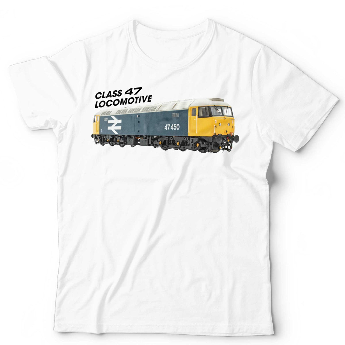 Train T-Shirt Class 47 Locomotive Trainspotter Enthusiast Railfan Unisex & Kids