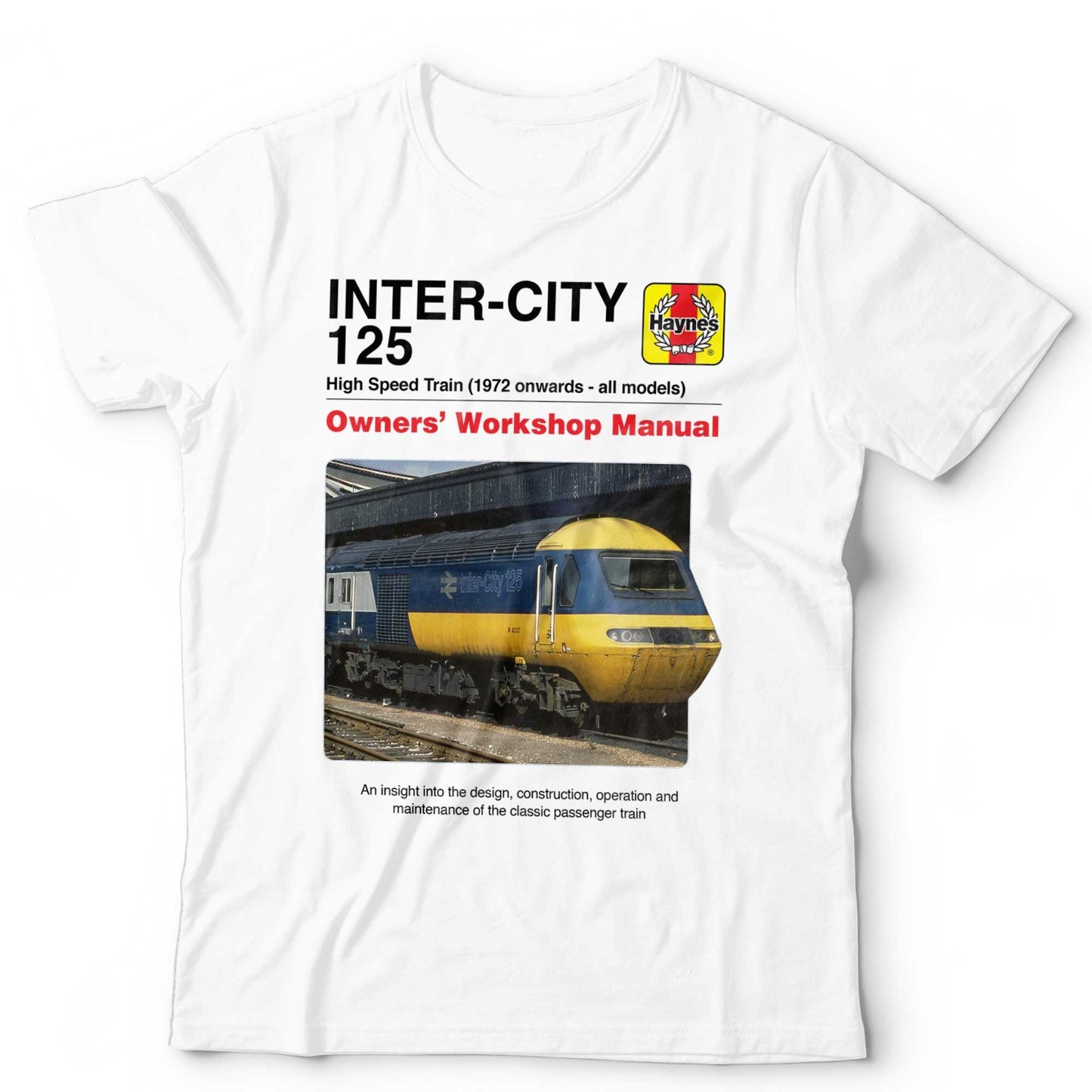 InterCity 125 Train T-Shirt Manual Trainspotter British Rail HST Unisex & Kids T