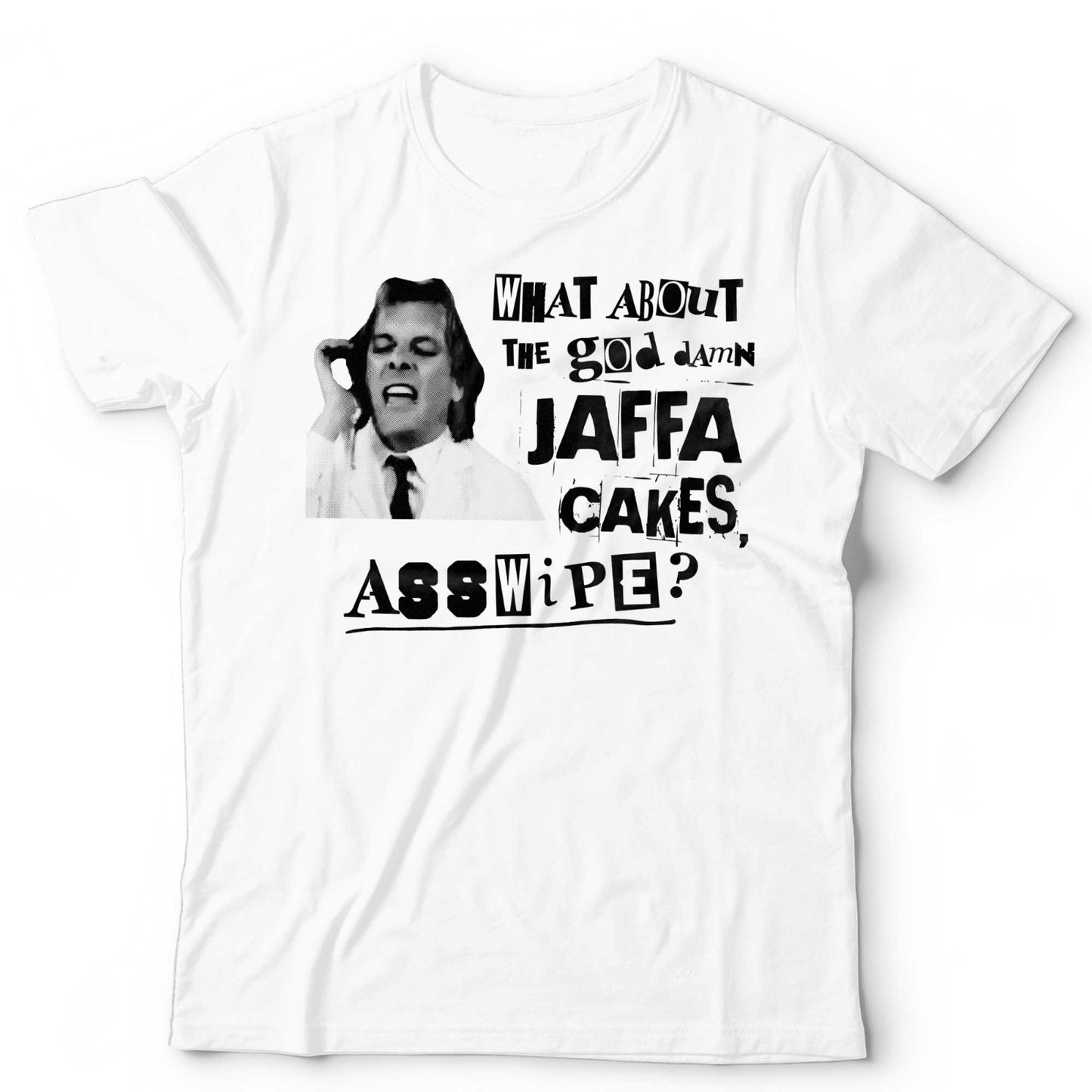 Bottom T Shirt Jaffa Cakes Rik Mayall Funny British Comedy TV Young Ones