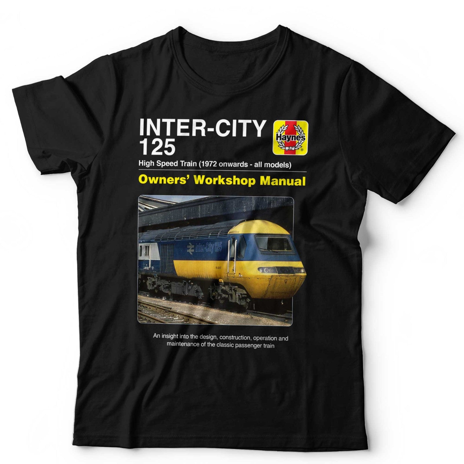 InterCity 125 Train T-Shirt Manual Trainspotter British Rail HST Unisex & Kids T