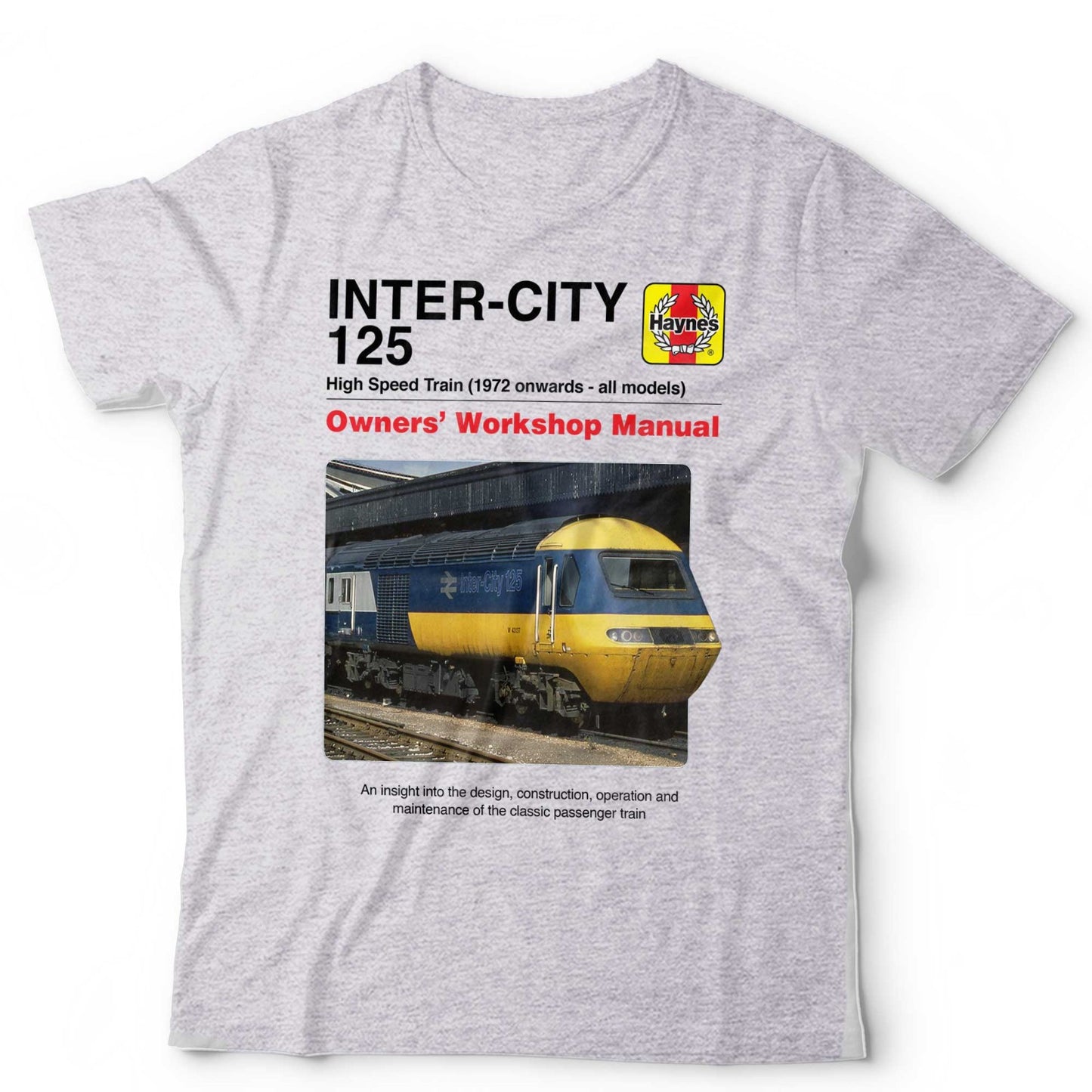 InterCity 125 Train T-Shirt Manual Trainspotter British Rail HST Unisex & Kids T