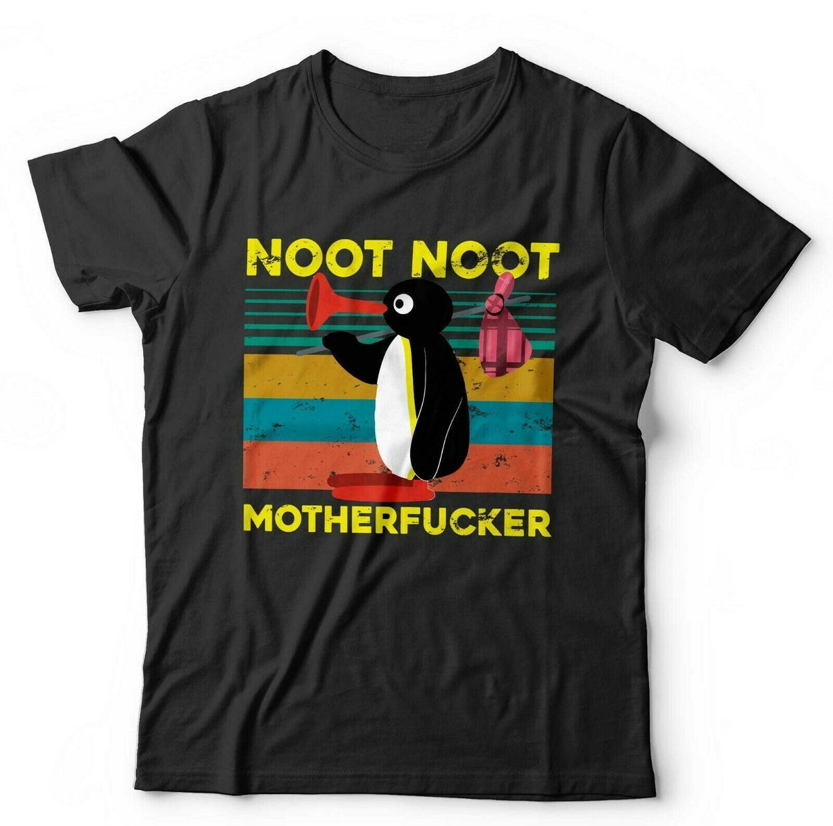 Pingu Tshirt Noot Noot Motherf*cker Unisex Funny Penguin Cartoon Adult Humour