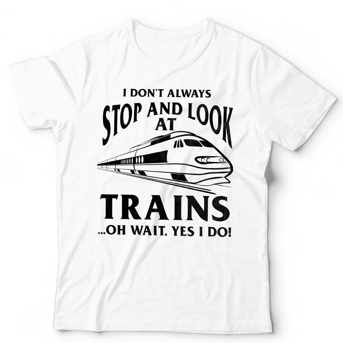 Train T-Shirt Funny Railfan Trainspotter Tee Gift Rail Locomotive Unisex & Kids