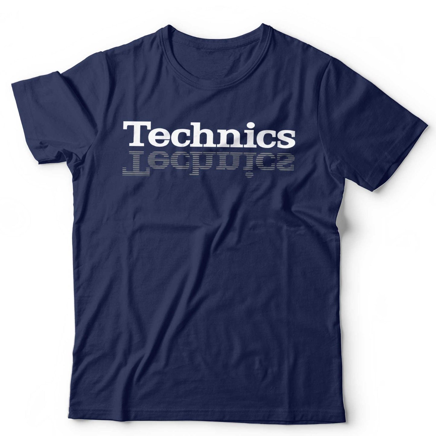 Technics T-Shirt Reflection Logo DJ EDM Turntable Vinyl Stylus Rave Festival