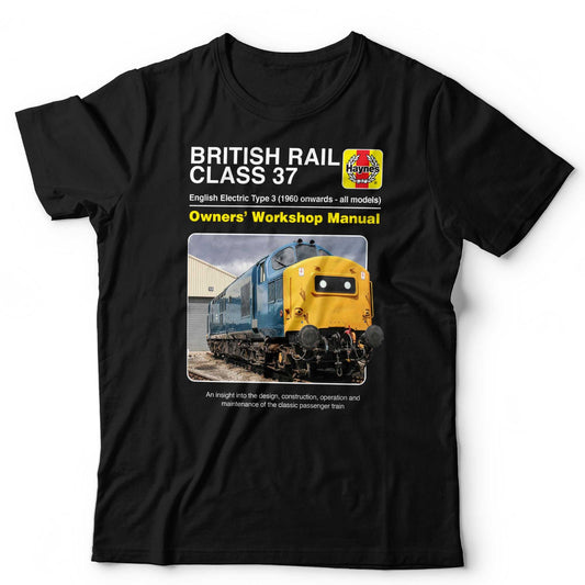Train T-Shirt Class 37 Manual Trainspotter British Railfan Unisex & Kids T