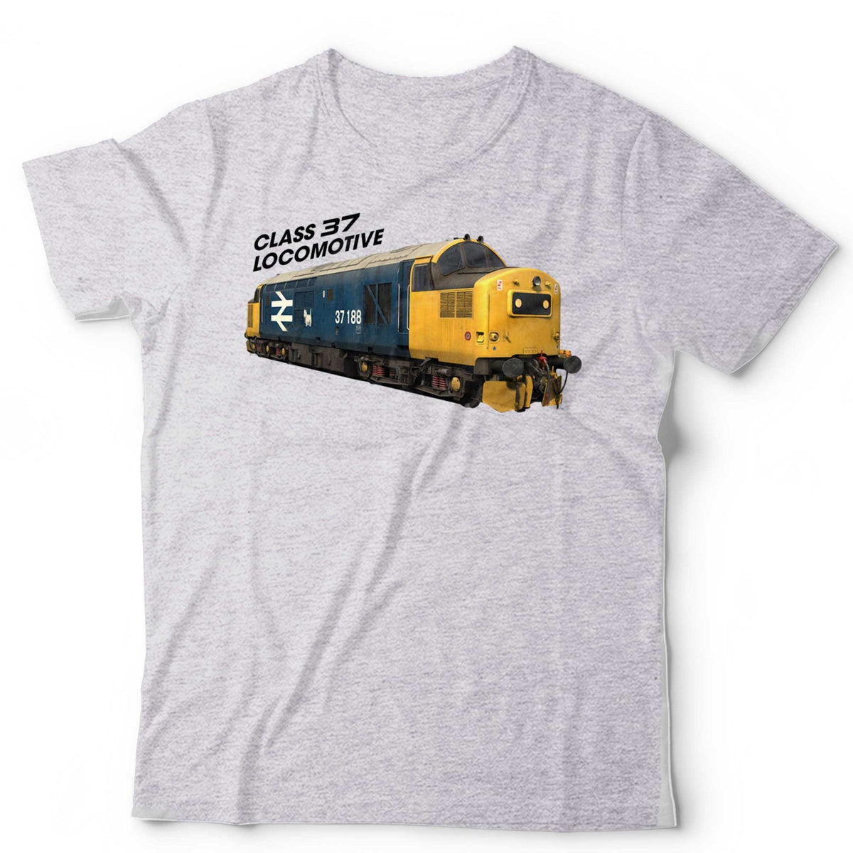 Train T-Shirt Class 37 Locomotive Trainspotter Enthusiast Railfan Unisex & Kids