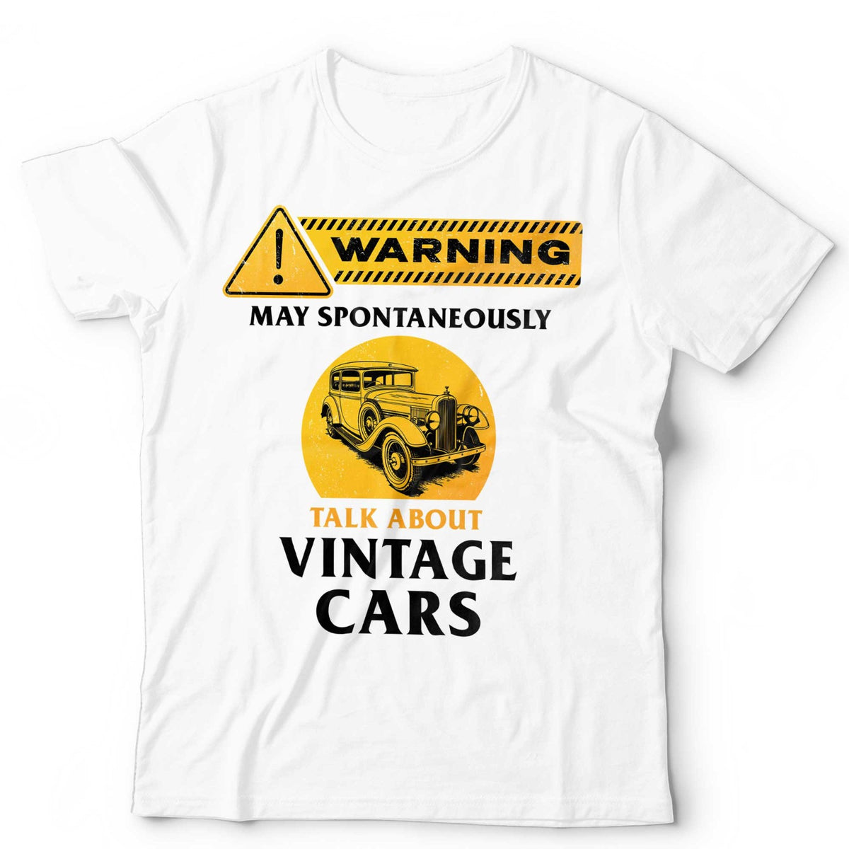 Vintage Cars T-Shirt May Spontaneously Talk About Automobile Car Unisex & Kids