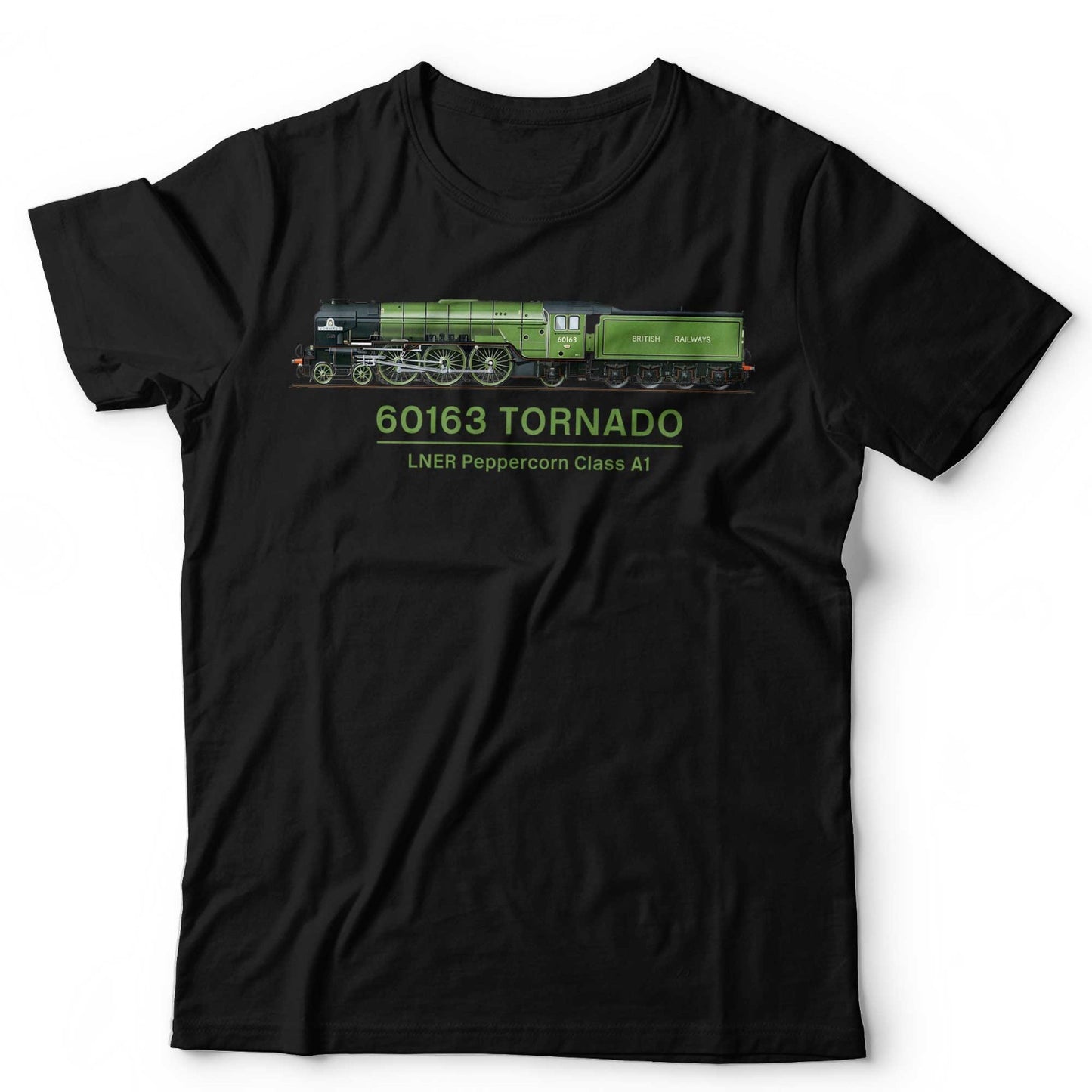 Train T-Shirt Tornado Peppercorn A1 Steam Locomotive Railway Unisex & Kids Tee