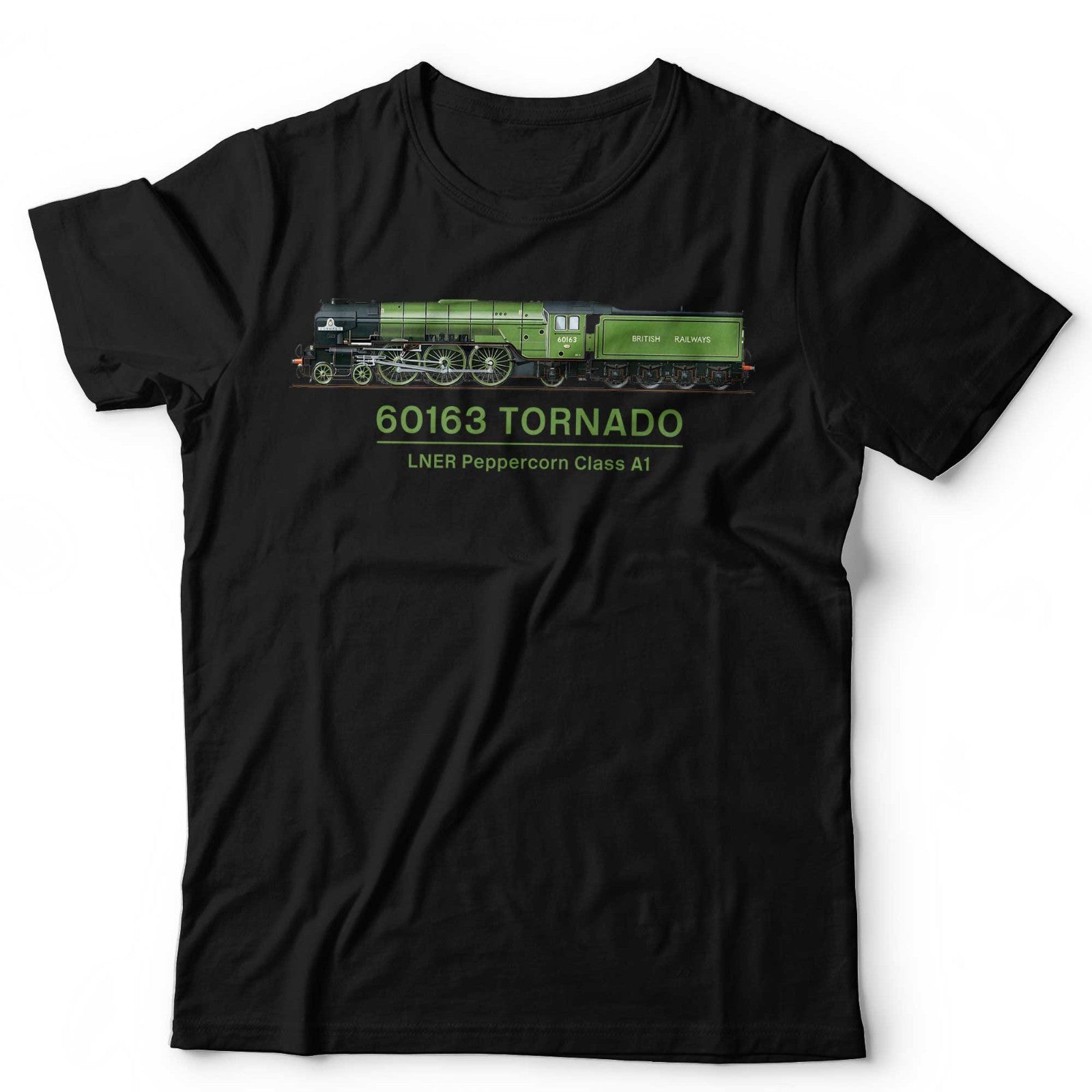 Train T-Shirt Tornado Peppercorn A1 Steam Locomotive Railway Unisex & Kids Tee