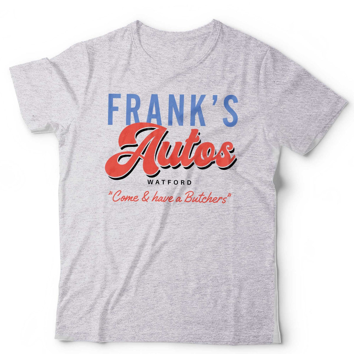Frank's Autos T-Shirt Funny Frank Butcher Eastenders Soap Opera Watford Tee