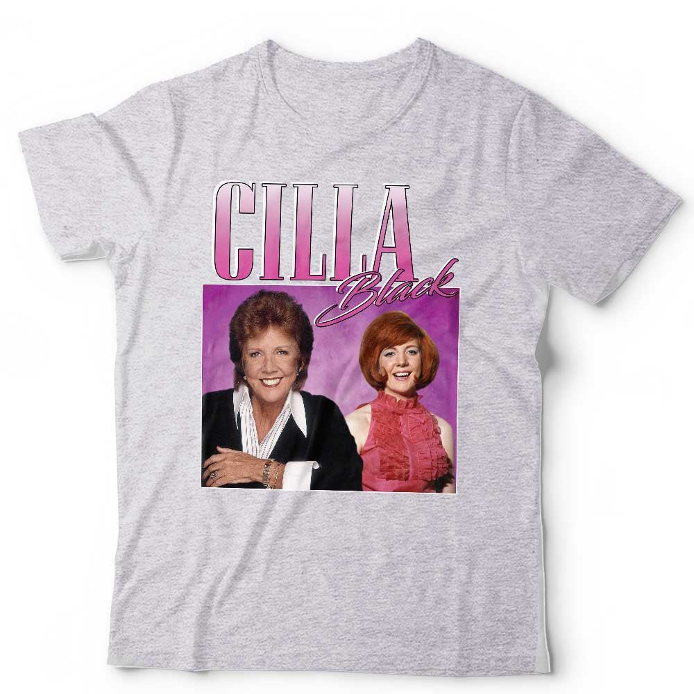Cilla Black T-Shirt Appreciation Homage Throwback 90s Tee Funny Meme Stag Hen Do