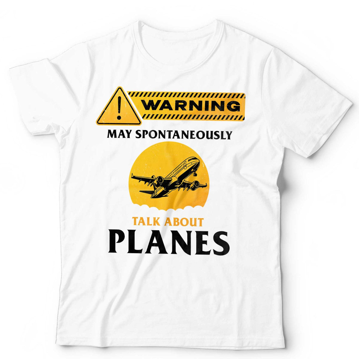 Plane T-Shirt May Spontaneously Talk About Aircraft Planes Jet Unisex & Kids