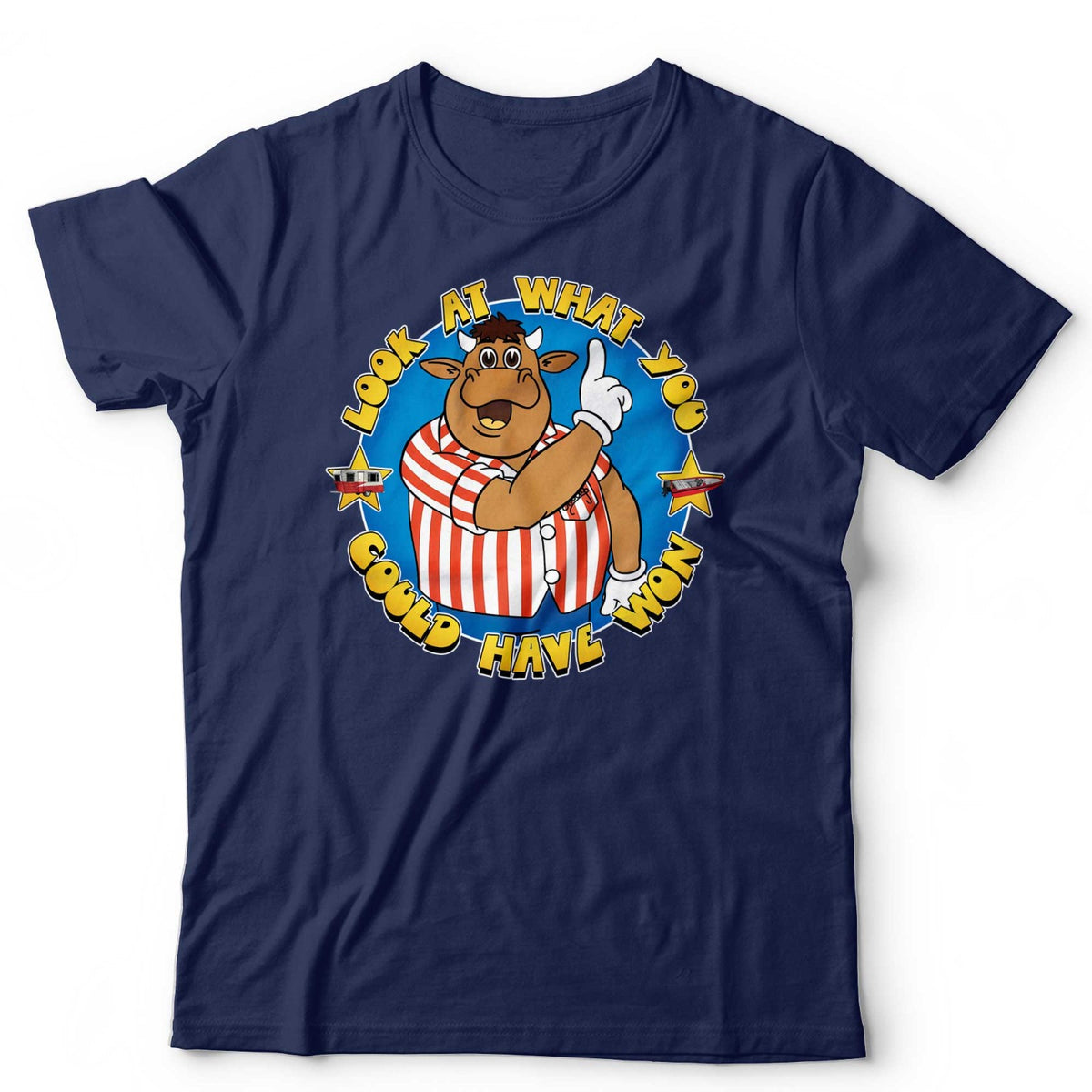 Bullseye T-Shirt Bully Look At What You Could Have Won Darts TV Funny Unisex Tee