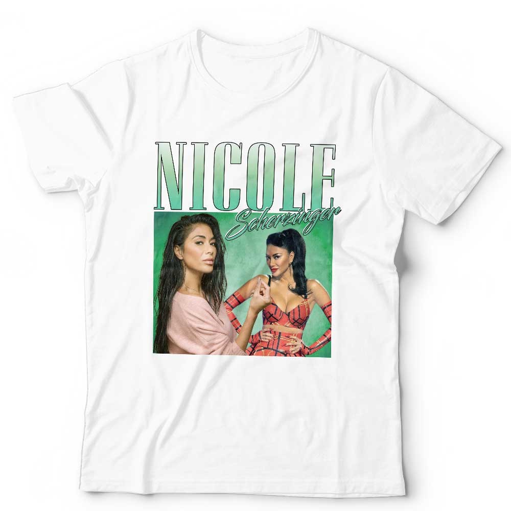 Nicole Scherzinger T-Shirt Vintage Style Pop Star Tee Music Fan Unisex & Kids