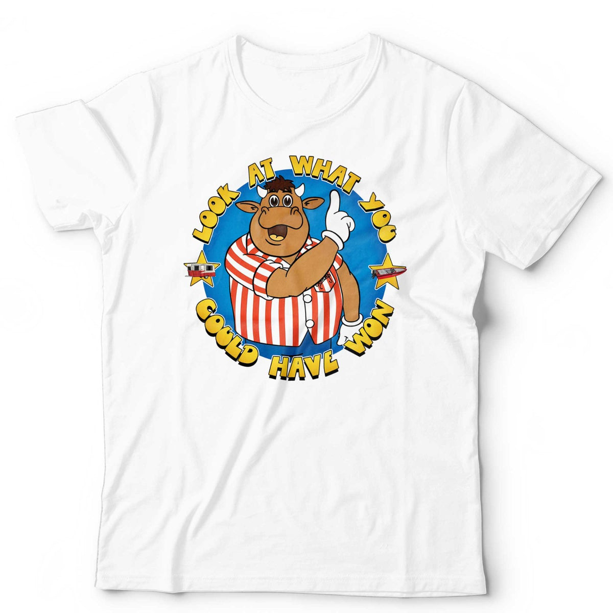 Bullseye T-Shirt Bully Look At What You Could Have Won Darts TV Funny Unisex Tee