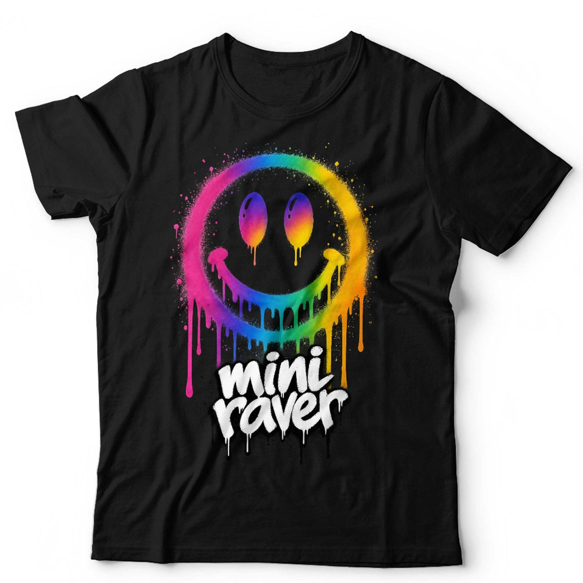 Mini Raver T-Shirt Little DJ Kids Rave Festival Dance Fun EDM Unisex & Kids Tee