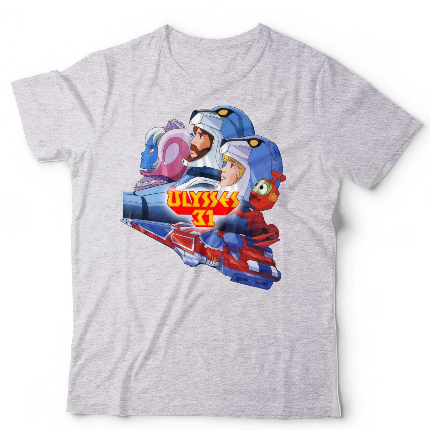 Ulysses 31 T-Shirt Retro 80s Cartoon Geek Nerd Unisex & Kids Space Anime