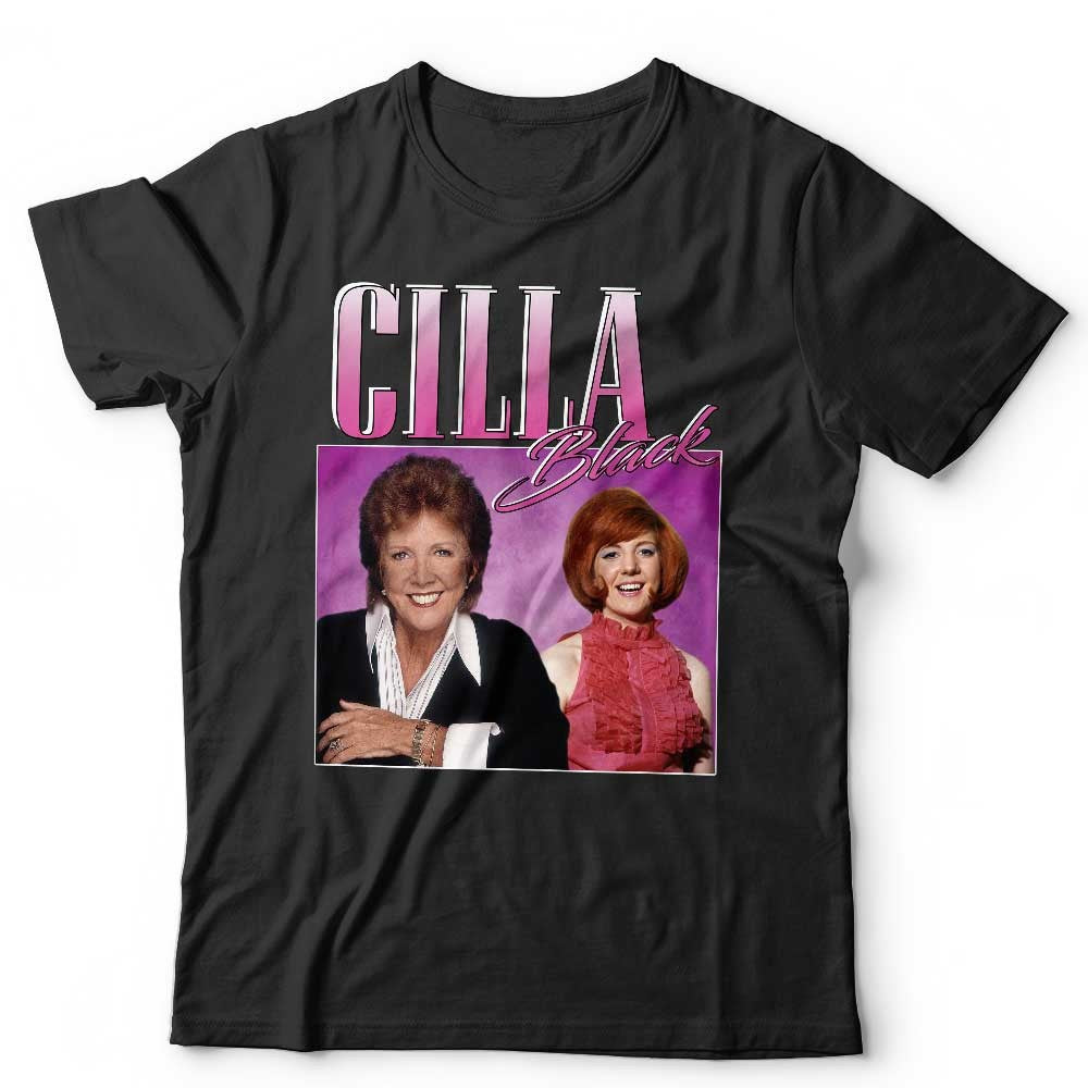 Cilla Black T-Shirt Appreciation Homage Throwback 90s Tee Funny Meme Stag Hen Do