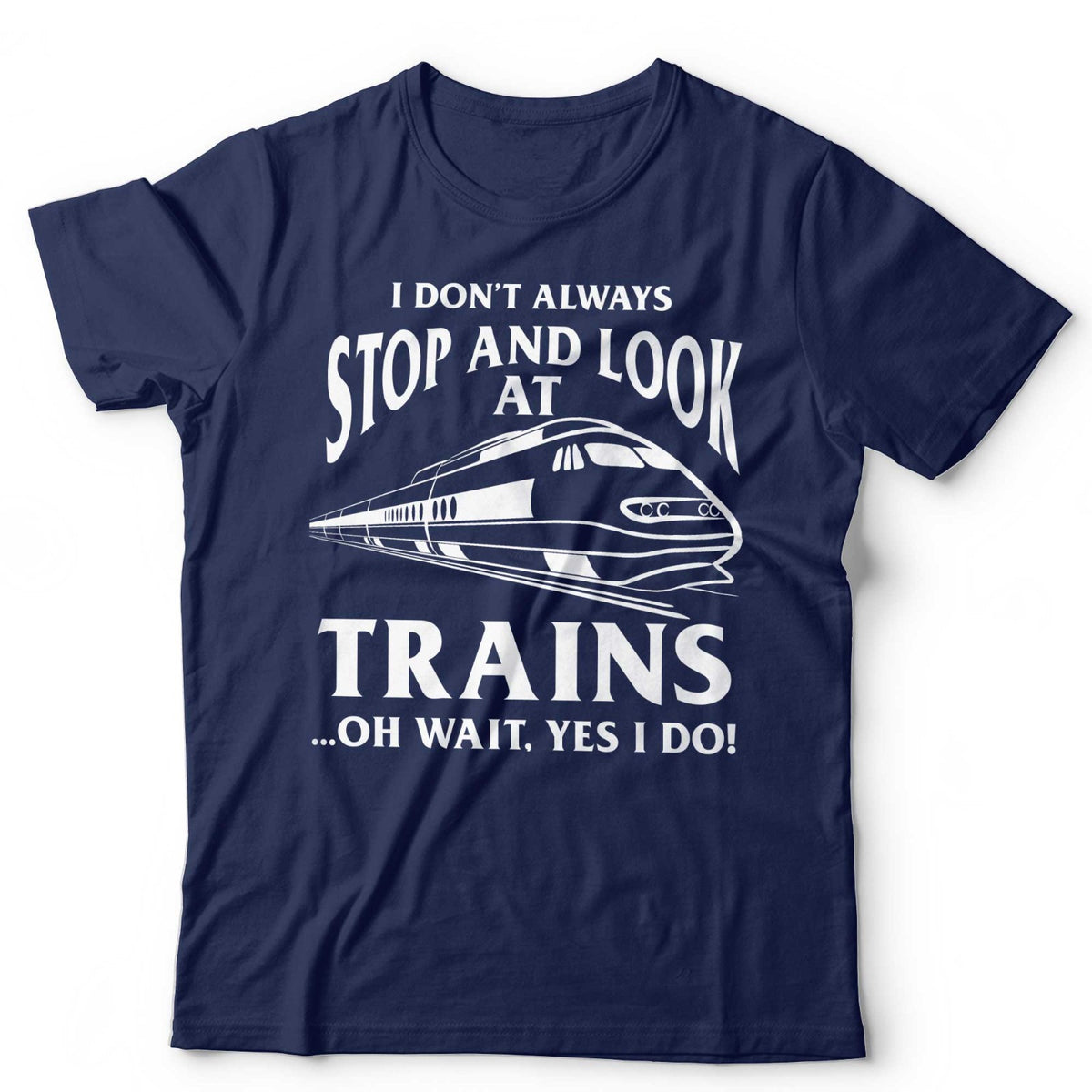 Train T-Shirt Funny Railfan Trainspotter Tee Gift Rail Locomotive Unisex & Kids