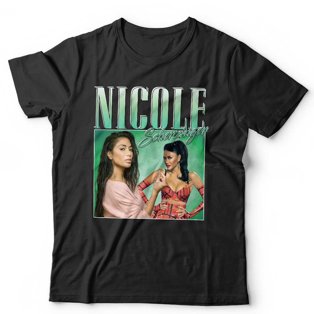 Nicole Scherzinger T-Shirt Vintage Style Pop Star Tee Music Fan Unisex & Kids