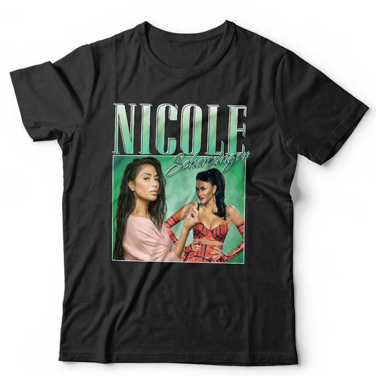 Nicole Scherzinger T-Shirt Vintage Style Pop Star Tee Music Fan Unisex & Kids