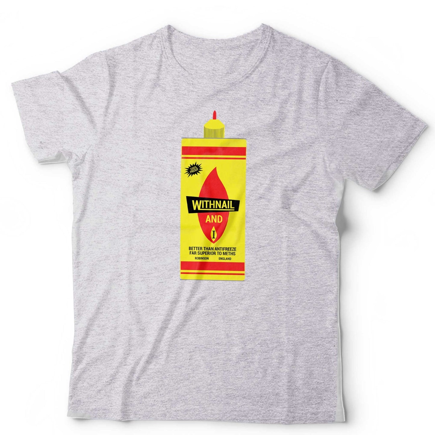 Withnail And I T-Shirt Retro British Cult Classic Comedy Film Lighter Fluid