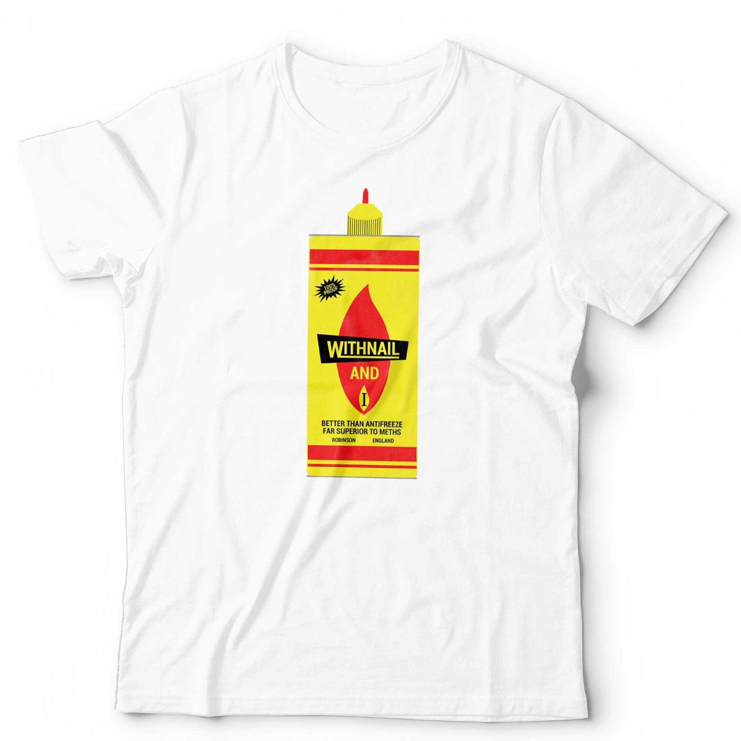 Withnail And I T-Shirt Retro British Cult Classic Comedy Film Lighter Fluid