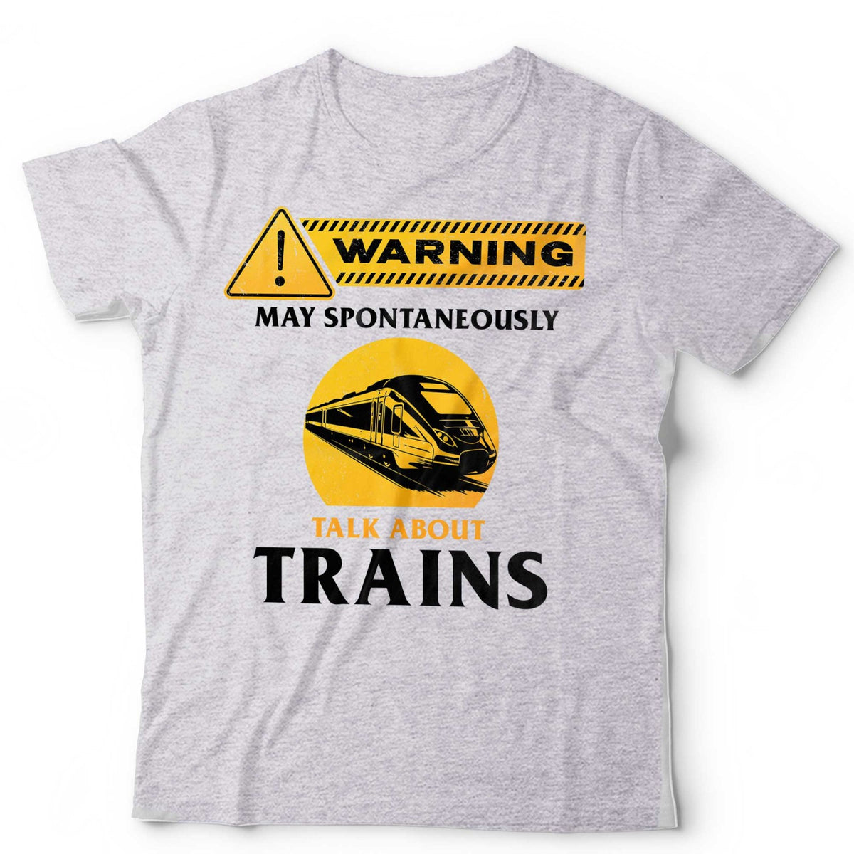Train T-Shirt May Spontaneously Talk About Railfan Locomotove Rail Unisex & Kids