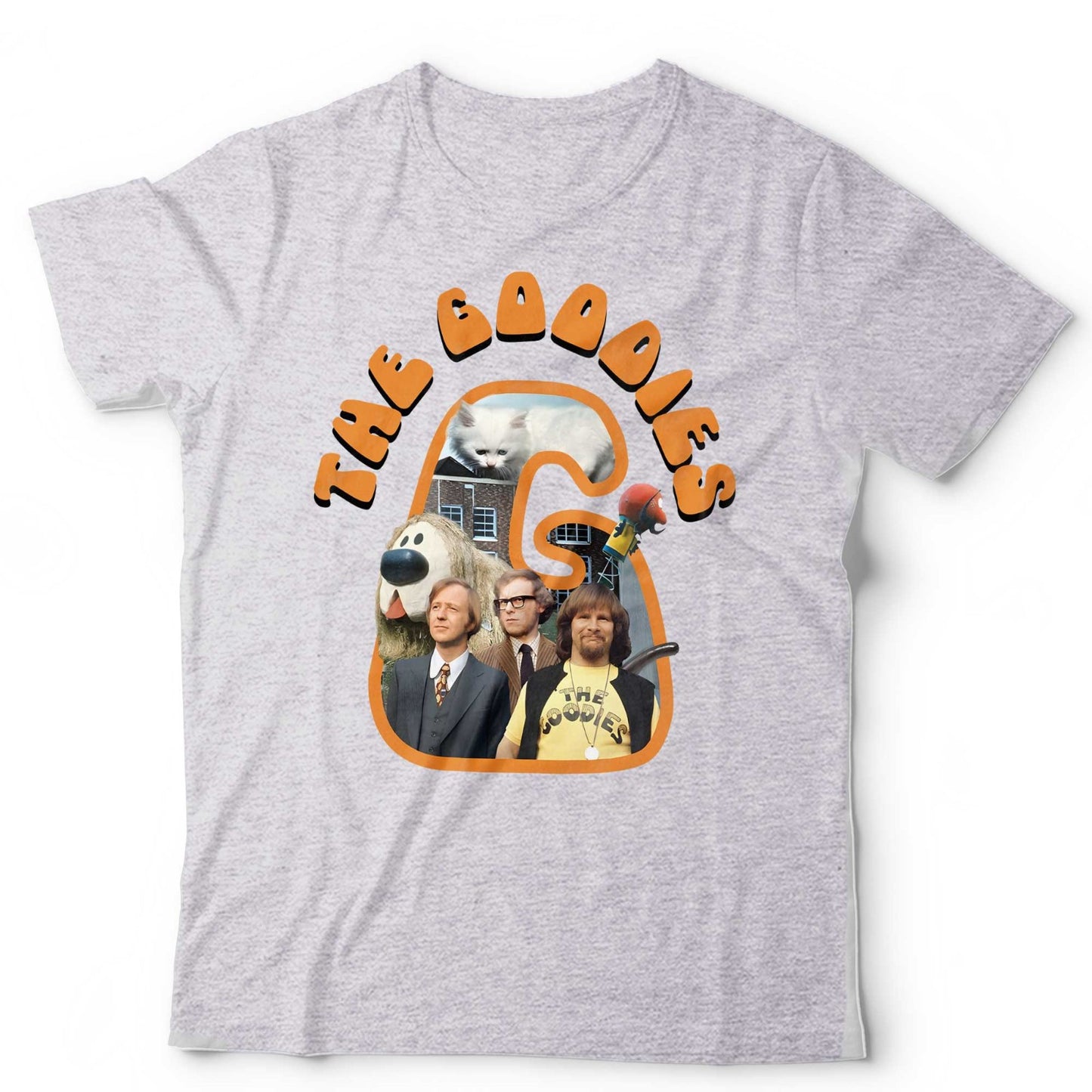 The Goodies T-Shirt 70s Retro British Comedy TV Series Bill Oddie Graeme Garden