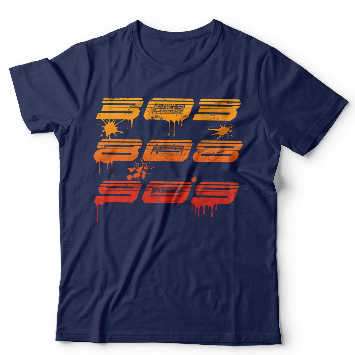 EDM T-Shirt 303 808 909 Drum Machines House Techno Acid Hip-Hop Festival Rave