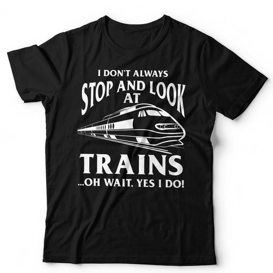 Train T-Shirt Funny Railfan Trainspotter Tee Gift Rail Locomotive Unisex & Kids