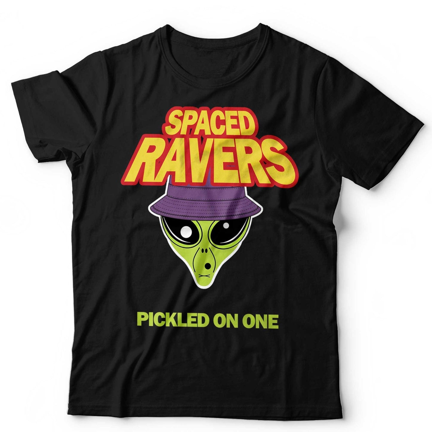 Rave T-Shirt Spaced Ravers Funny DJ Old Skool 90s EDM Festival Dance Techno