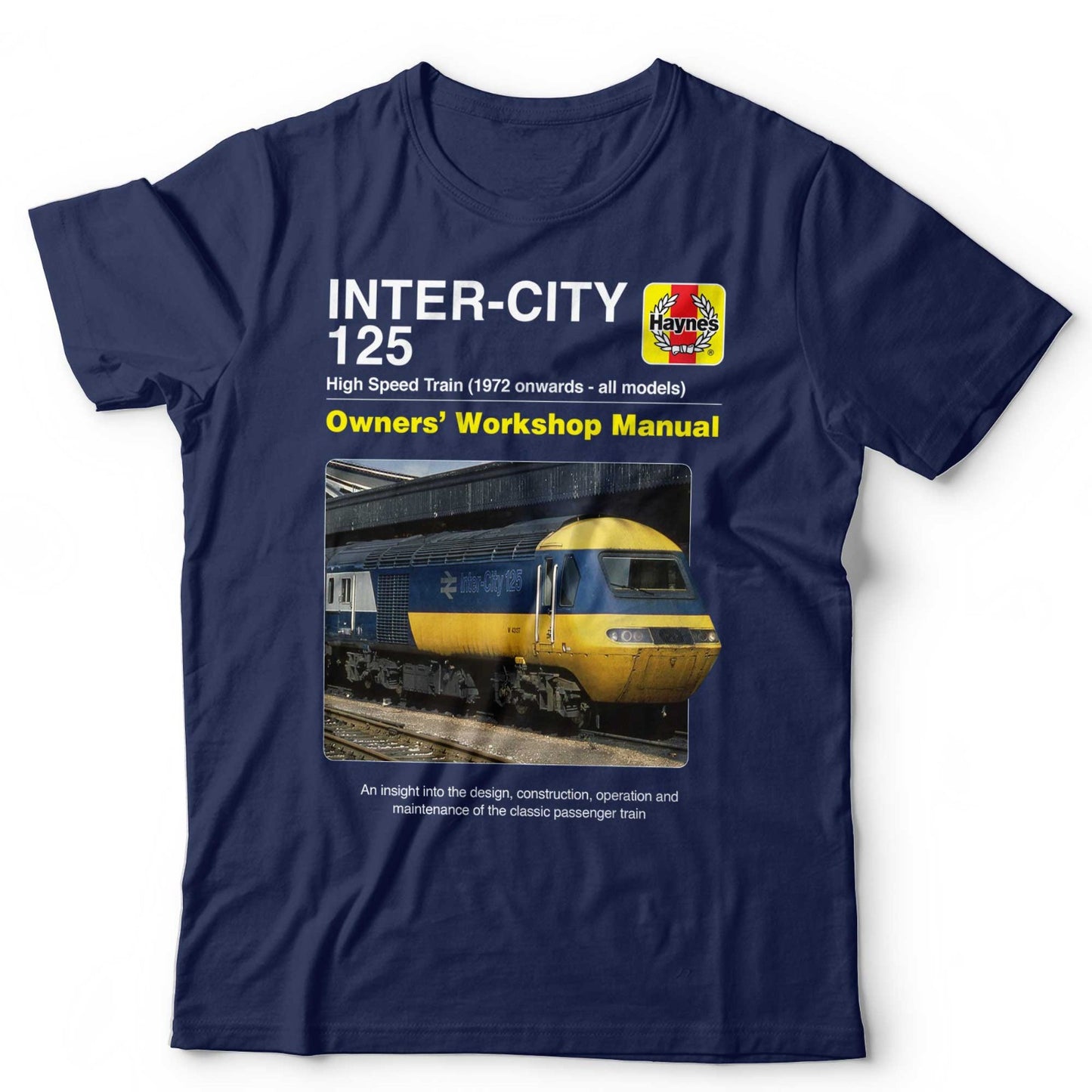 InterCity 125 Train T-Shirt Manual Trainspotter British Rail HST Unisex & Kids T