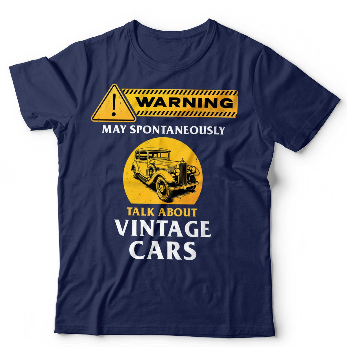 Vintage Cars T-Shirt May Spontaneously Talk About Automobile Car Unisex & Kids