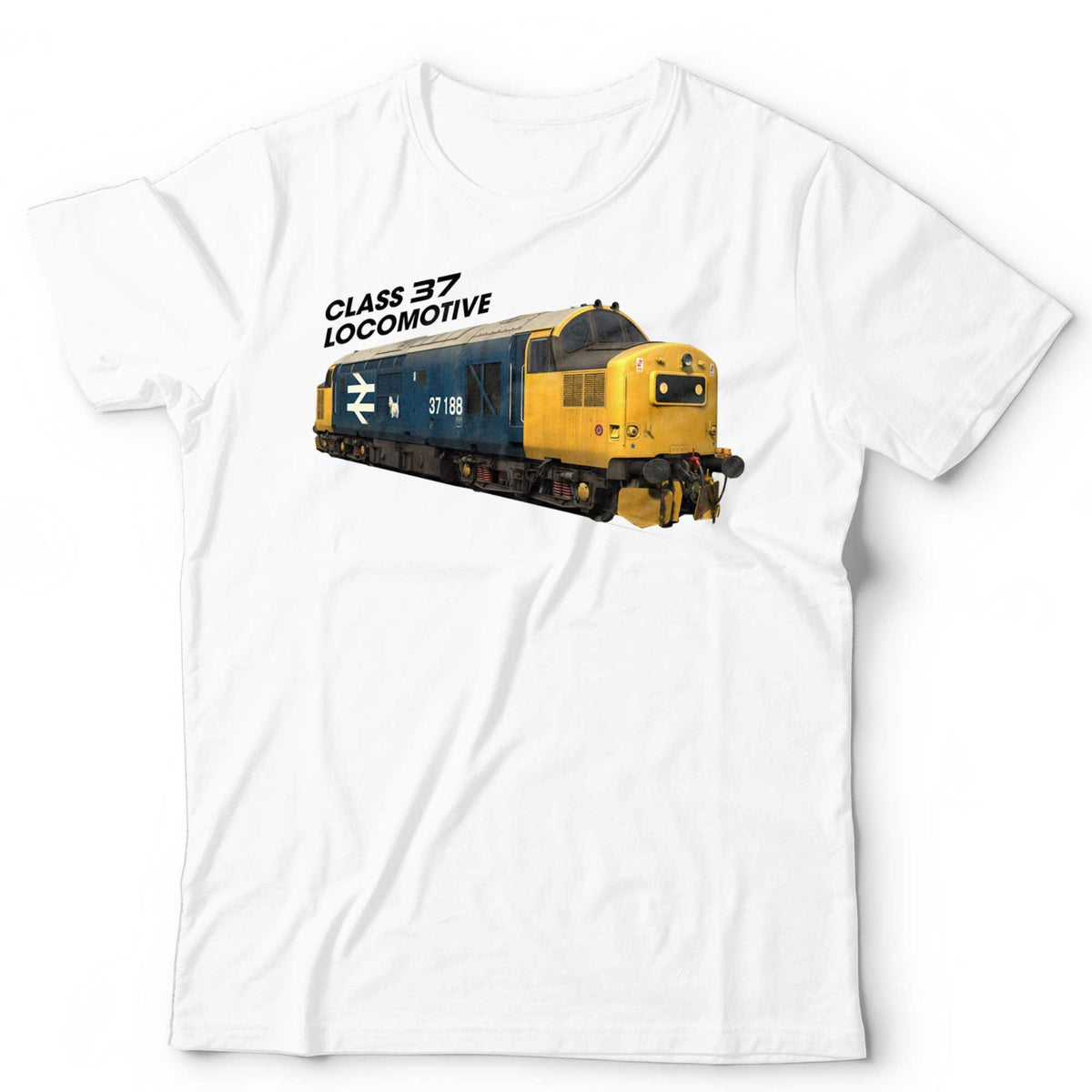 Train T-Shirt Class 37 Locomotive Trainspotter Enthusiast Railfan Unisex & Kids