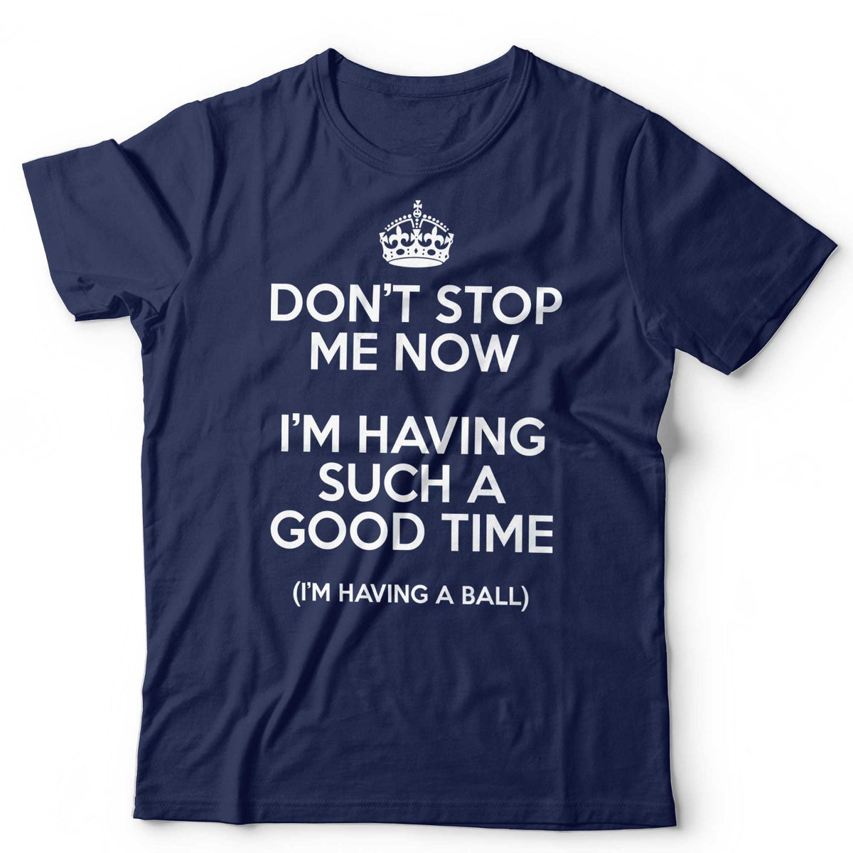 Music Lyrics T-Shirt Freddie Mercury Don't Stop Me Now Funny Unisex & Kids Tee