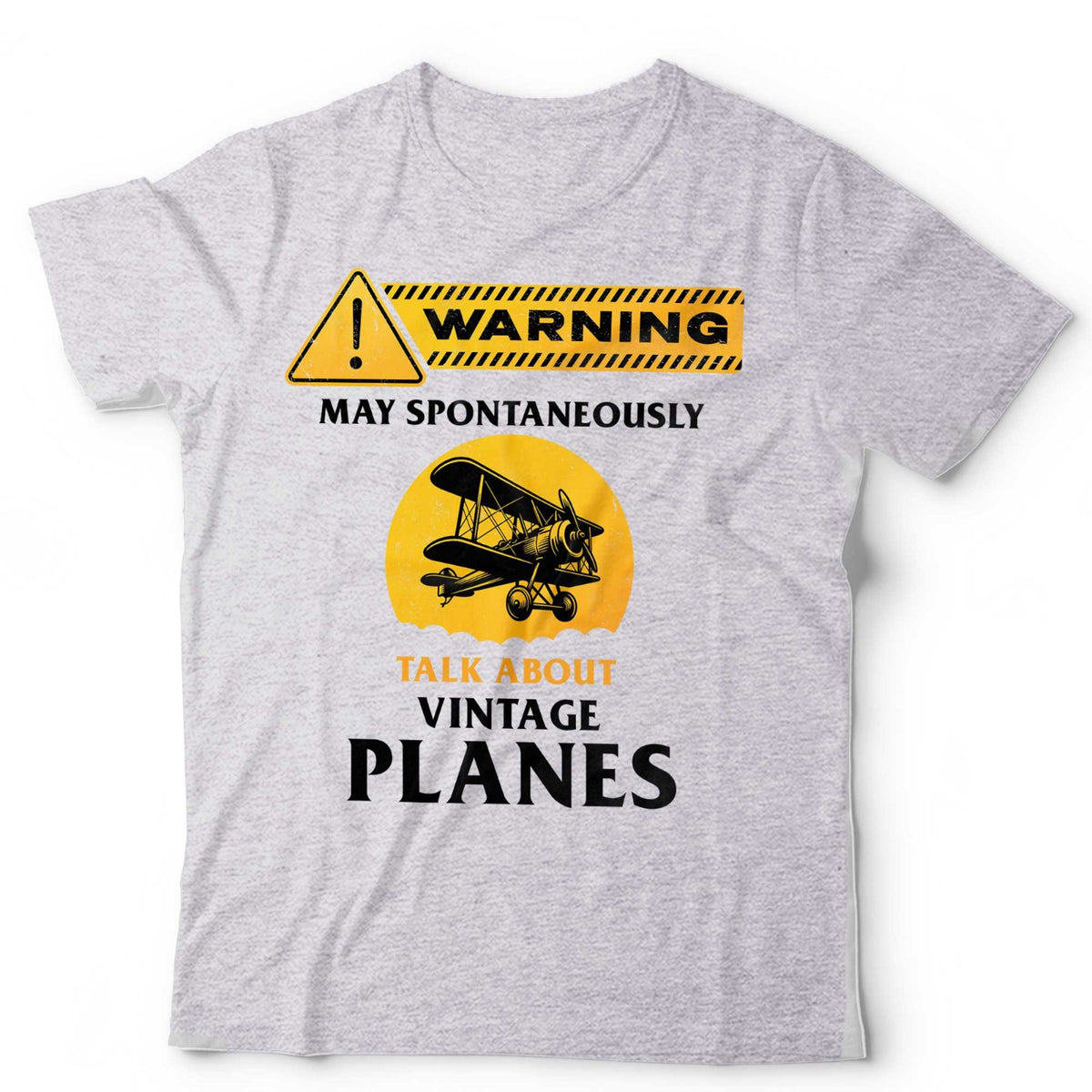 Vintage Plane T-Shirt May Spontaneously Talk About Aircraft Planes Unisex & Kids