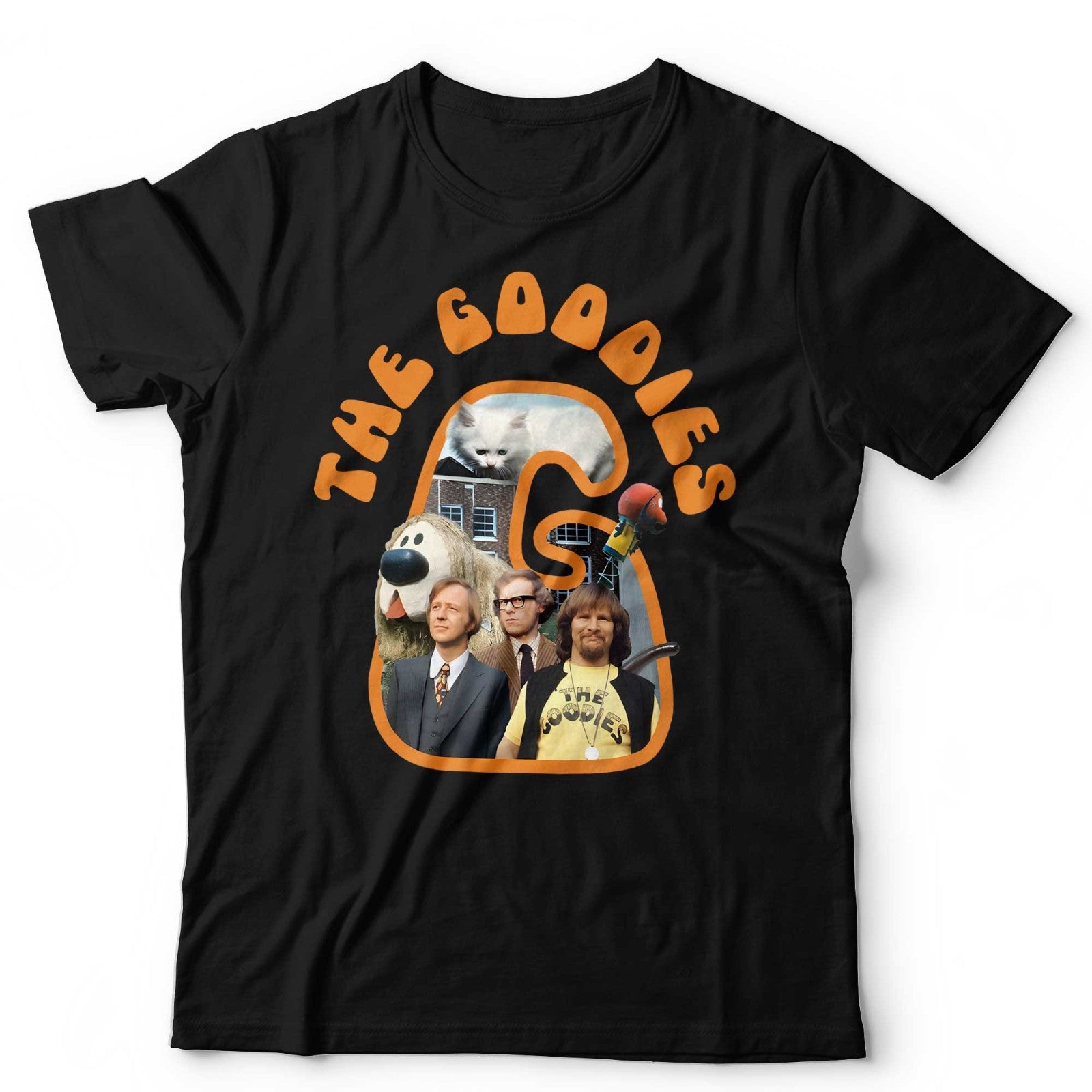 The Goodies T-Shirt 70s Retro British Comedy TV Series Bill Oddie Graeme Garden