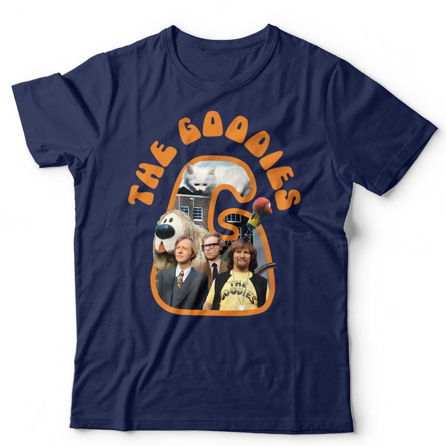 The Goodies T-Shirt 70s Retro British Comedy TV Series Bill Oddie Graeme Garden