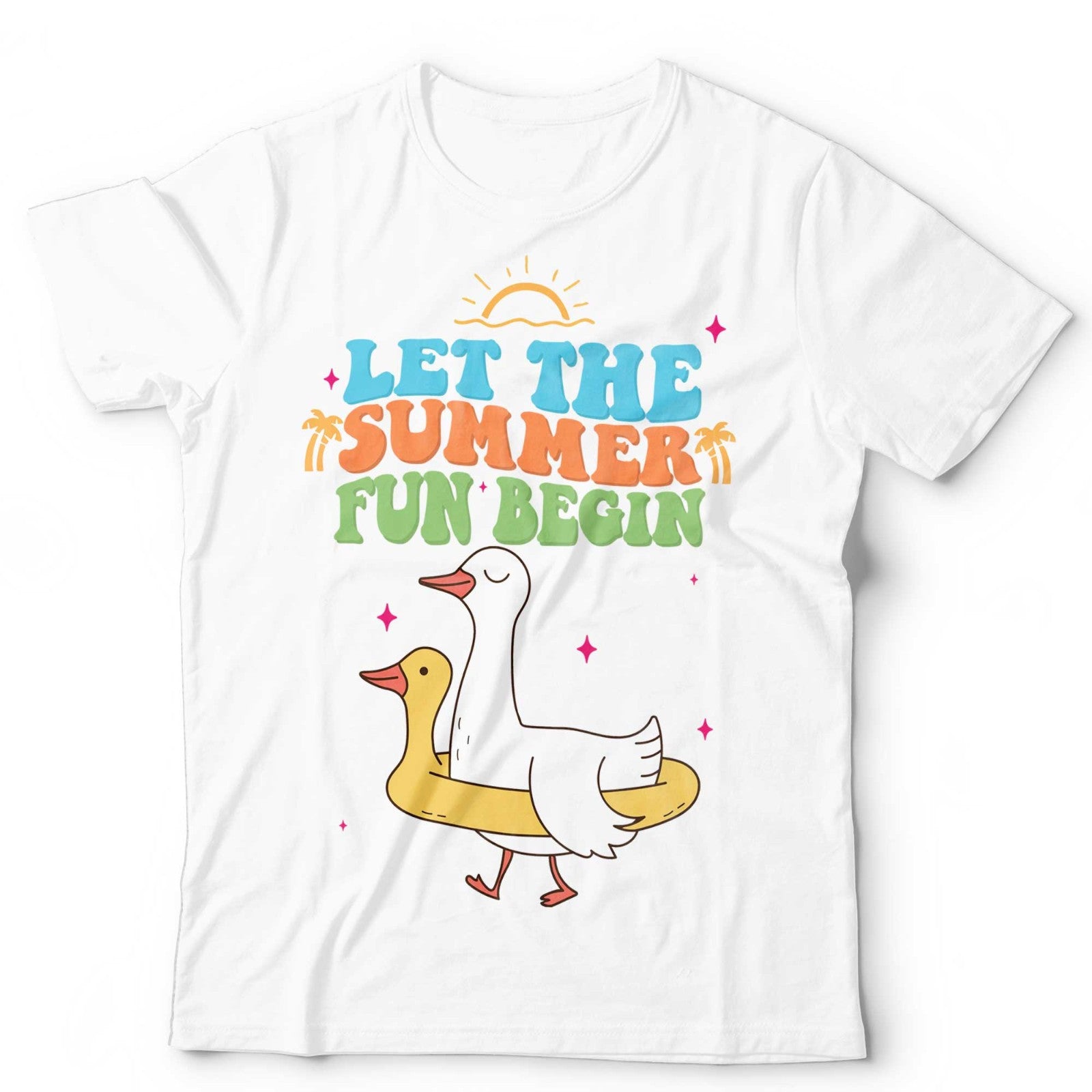 Summer Shirt Let The Summer Fun Begin Duck Float Unisex & Kids Tee Cute Beach