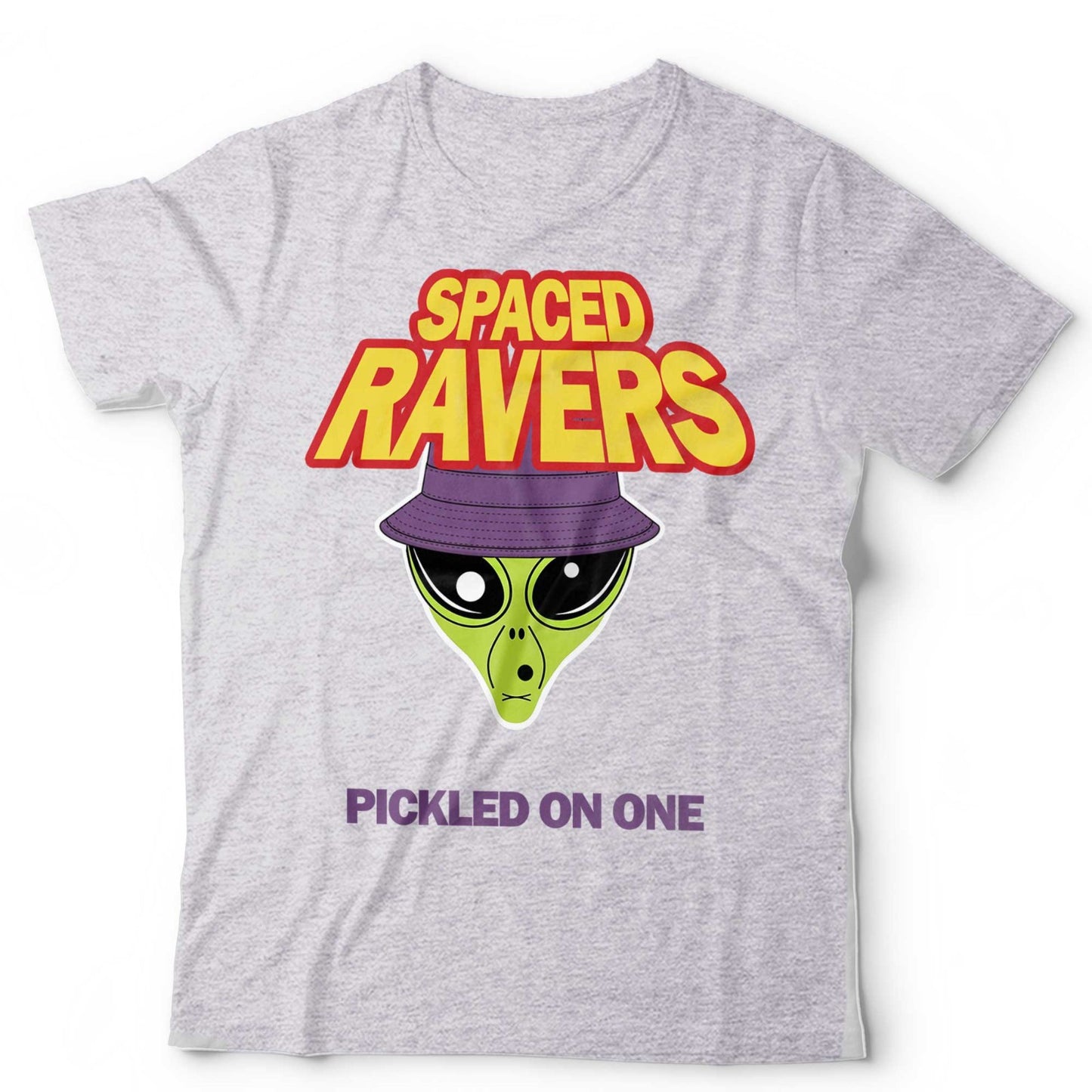 Rave T-Shirt Spaced Ravers Funny DJ Old Skool 90s EDM Festival Dance Techno