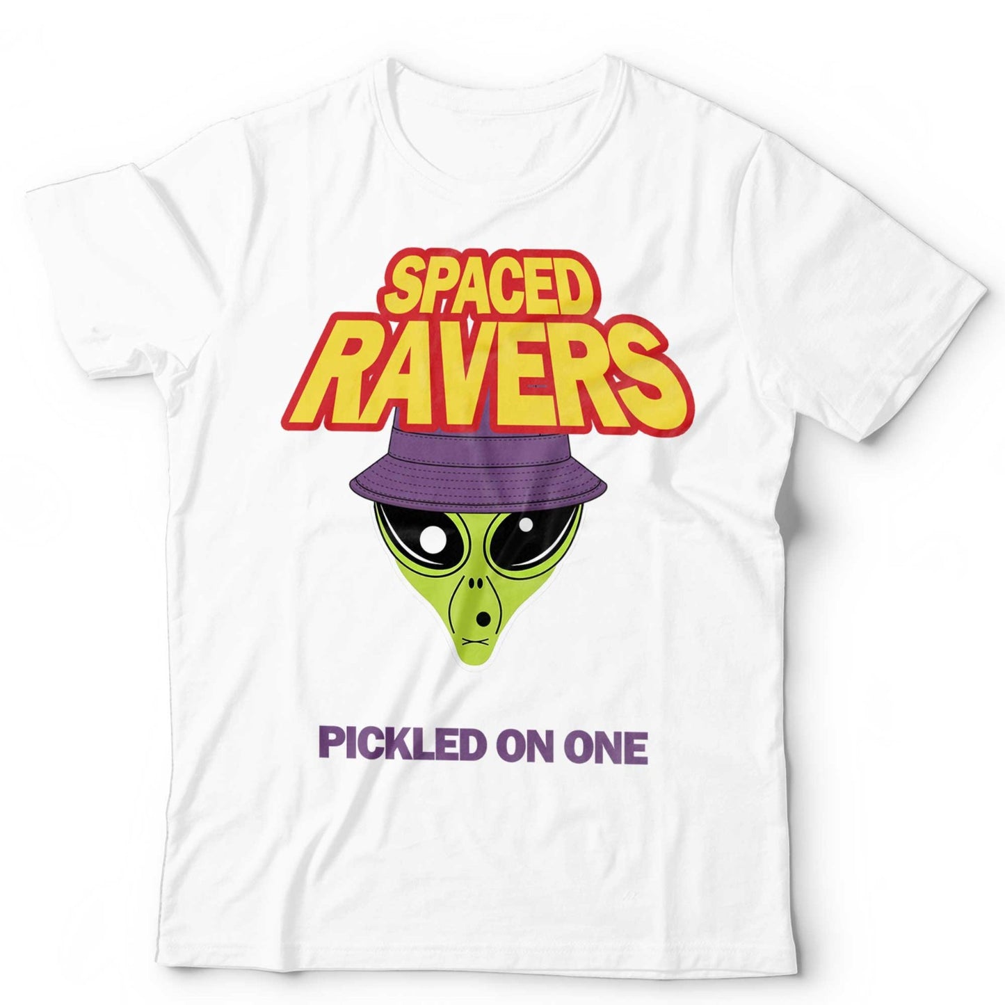 Rave T-Shirt Spaced Ravers Funny DJ Old Skool 90s EDM Festival Dance Techno