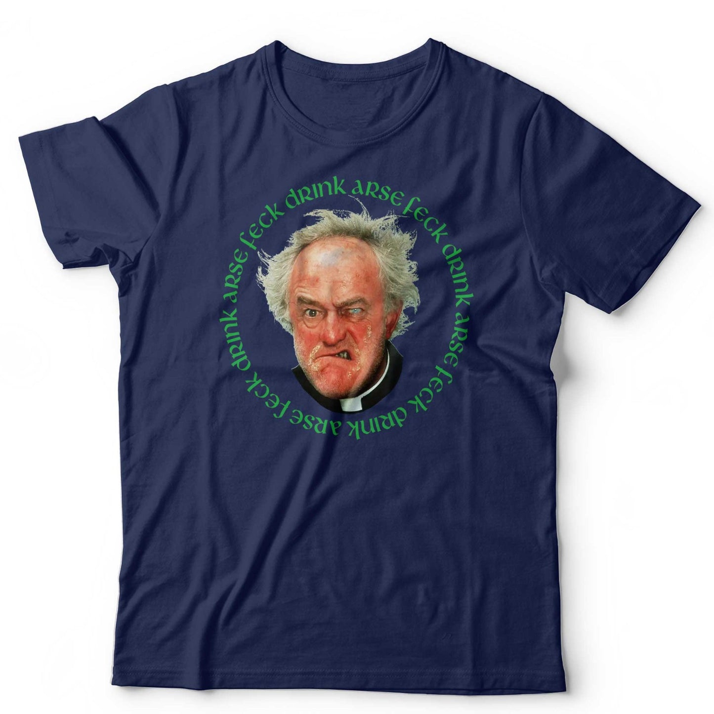 Father Jack Drink Arse Feck T Shirt Father Ted Irish Comedy Retro Graphic Tee