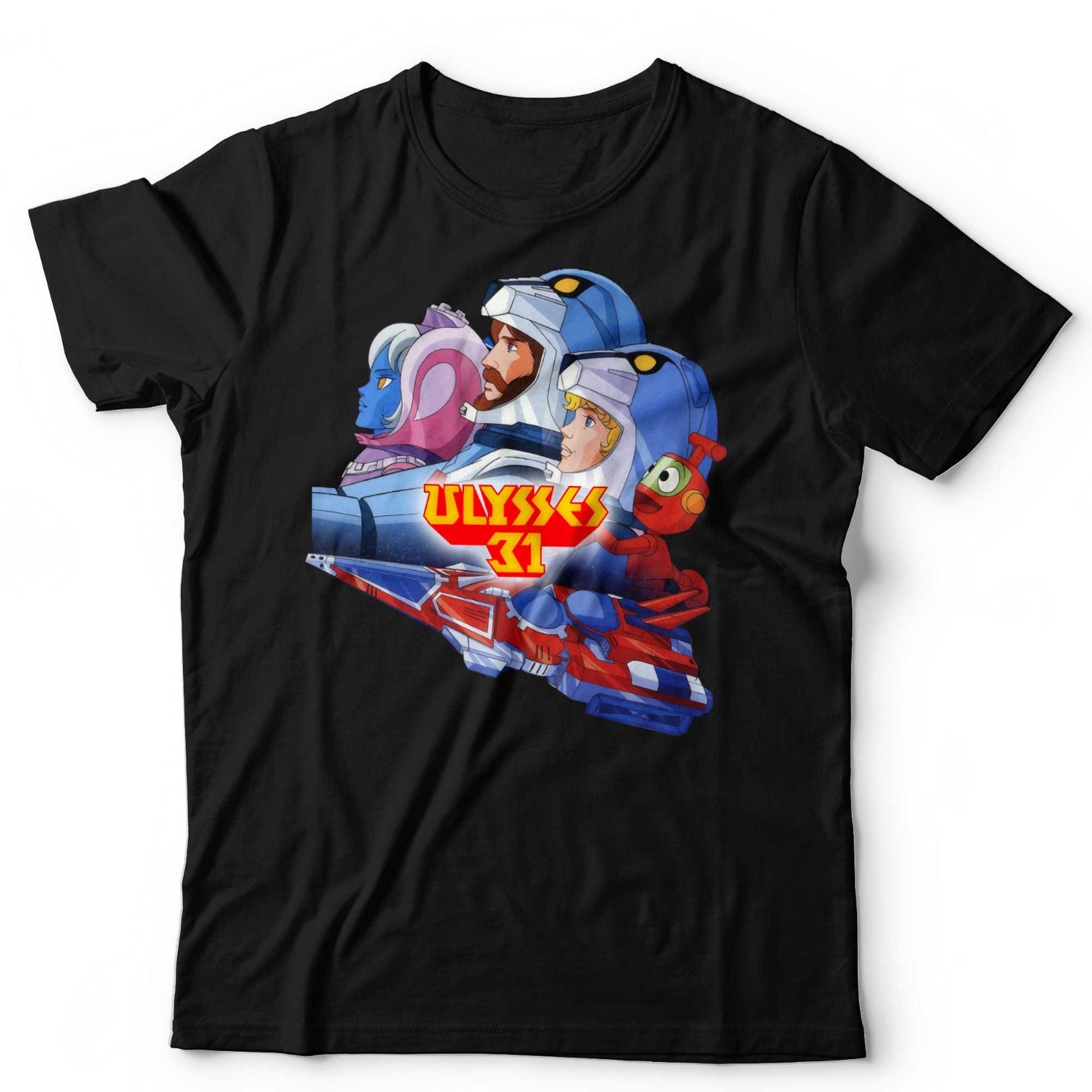 Ulysses 31 T-Shirt Retro 80s Cartoon Geek Nerd Unisex & Kids Space Anime