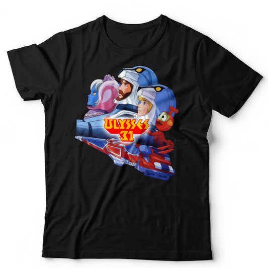 Ulysses 31 T-Shirt Retro 80s Cartoon Geek Nerd Unisex & Kids Space Anime