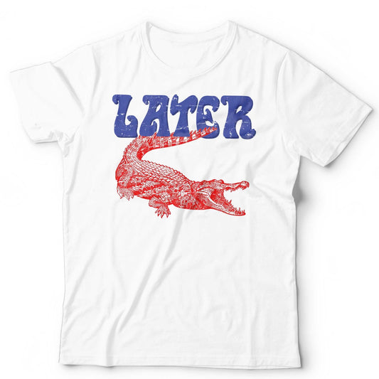 Funny Alligator Shirt Later Gator Retro Vintage Animal Graphic Tee Unisex & Kids