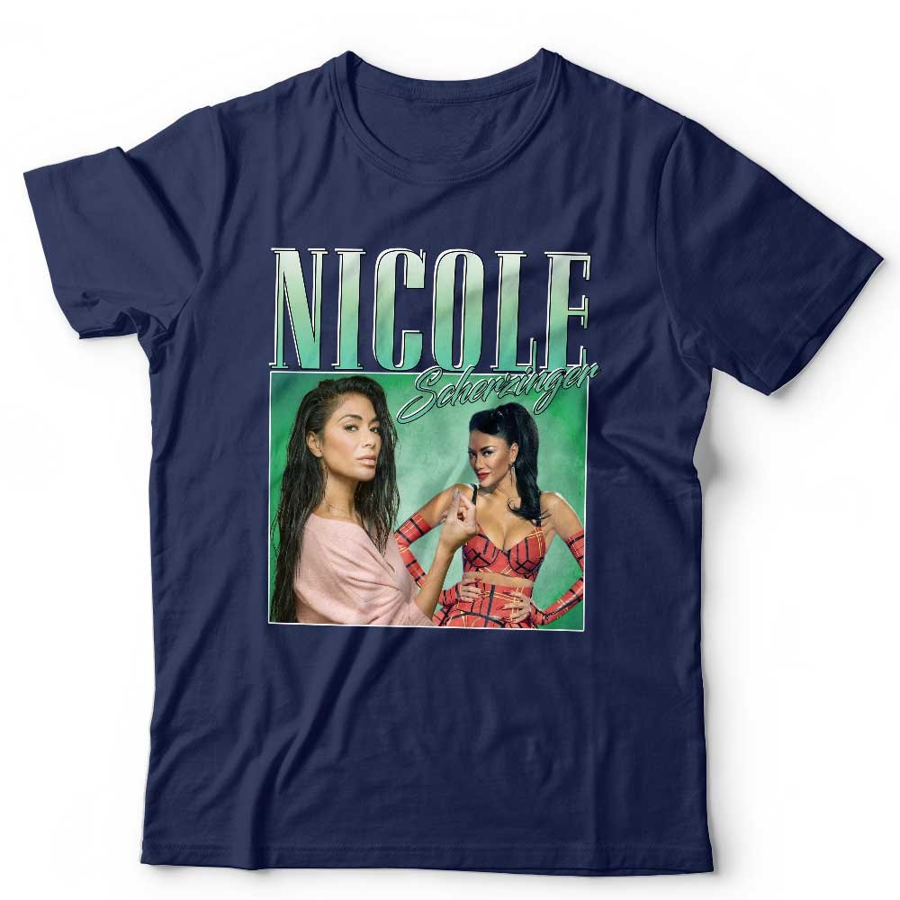 Nicole Scherzinger T-Shirt Vintage Style Pop Star Tee Music Fan Unisex & Kids