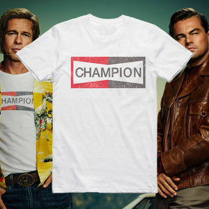 Once Upon A Time In Hollywood Brad Pitt Champion T-Shirt Unisex