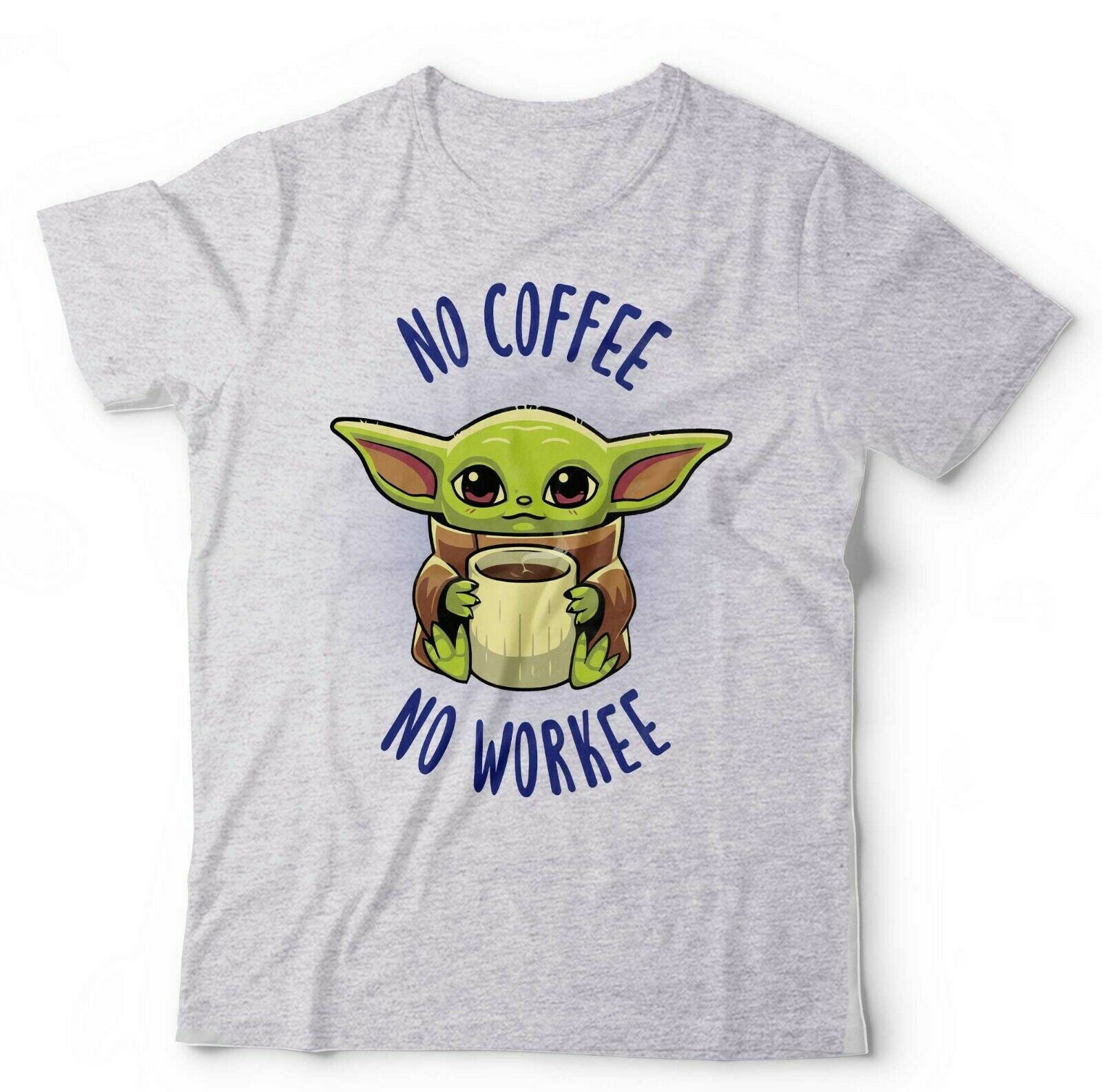 Yoda No Coffee No Workee Tshirt Unisex